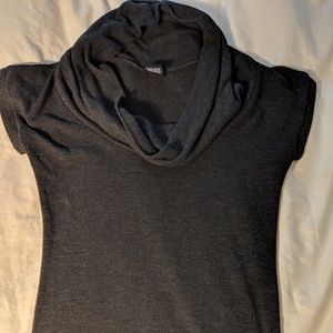 Grey Cowl Neck Sweater